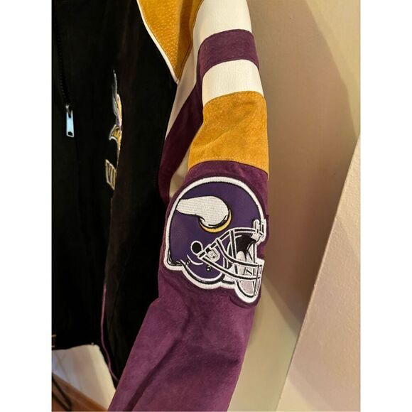 Minnesota Vikings Leather Jacket - Picture 3 of 6